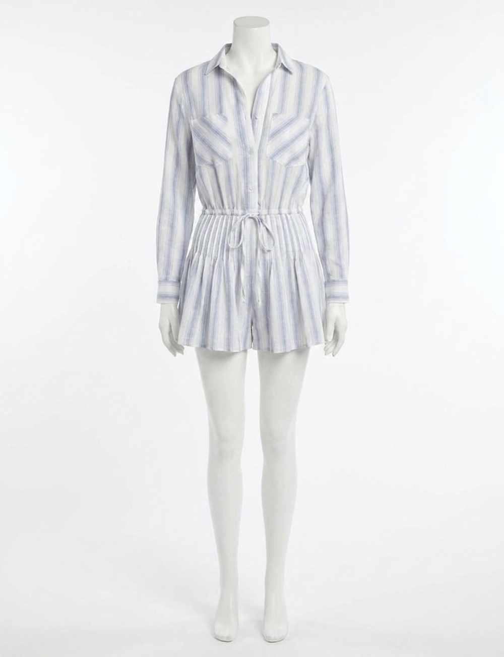 NEW HEARTLOOM ambroise romper in white/blue